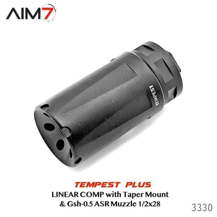 Aim7 Tempest Plus Taper ASR & Gsh-0.5 Linear Muzzle Compensator 556/223/22/30cal - Image 4