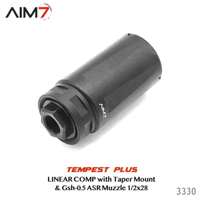 Aim7 Tempest Plus Taper ASR & Gsh-0.5 Linear Muzzle Compensator 556/223/22/30cal - Image 5