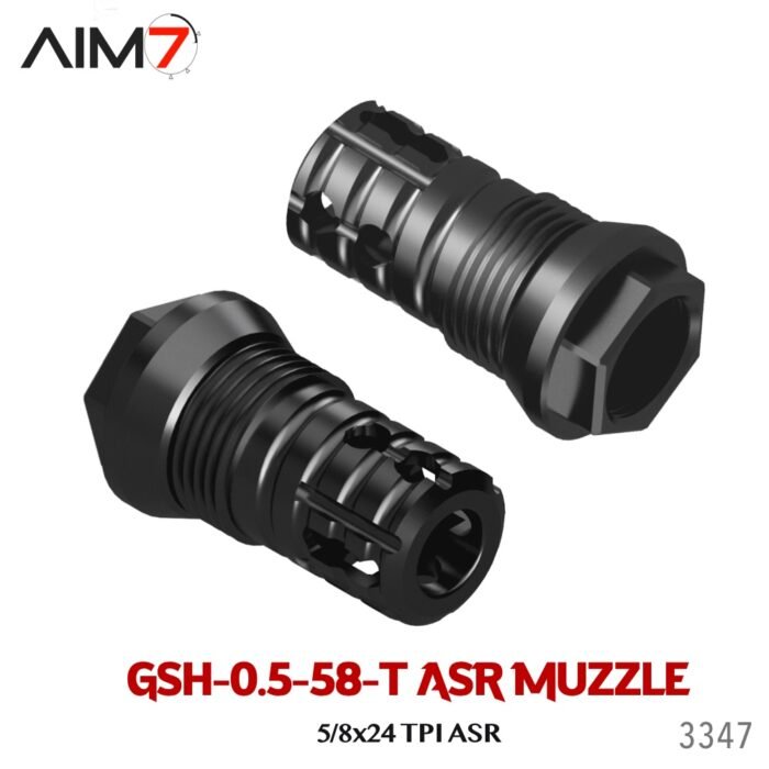 Aim7 Stratum Linear Comp with Taper ASR Mount & Gsh-0.5 Muzzle Brake 1/2x28-5/8x24 - Image 26