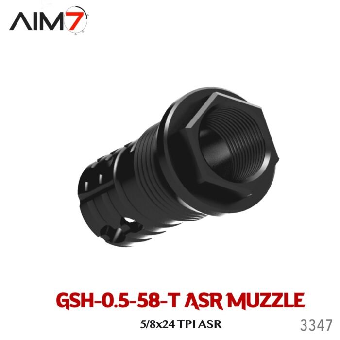 Aim7 Stratum Linear Comp with Taper ASR Mount & Gsh-0.5 Muzzle Brake 1/2x28-5/8x24 - Image 30
