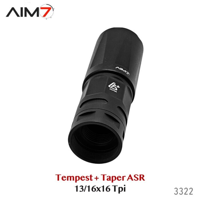 AIM7 Tempest XDT Taper ASR Mount & Linear Muzzle Compensator 13/16x16 - Image 3