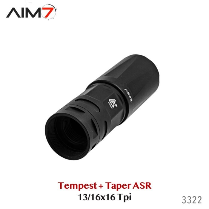AIM7 Tempest XDT Taper ASR Mount & Linear Muzzle Compensator 13/16x16