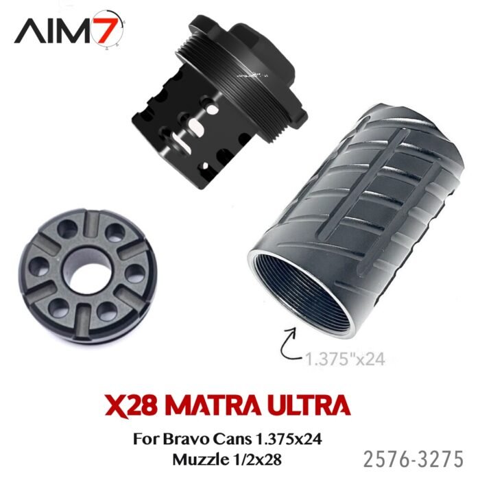 Aim7 X28-MATRA ULTRA Muzzle 1/2 X 28 For Bravo Tubes
