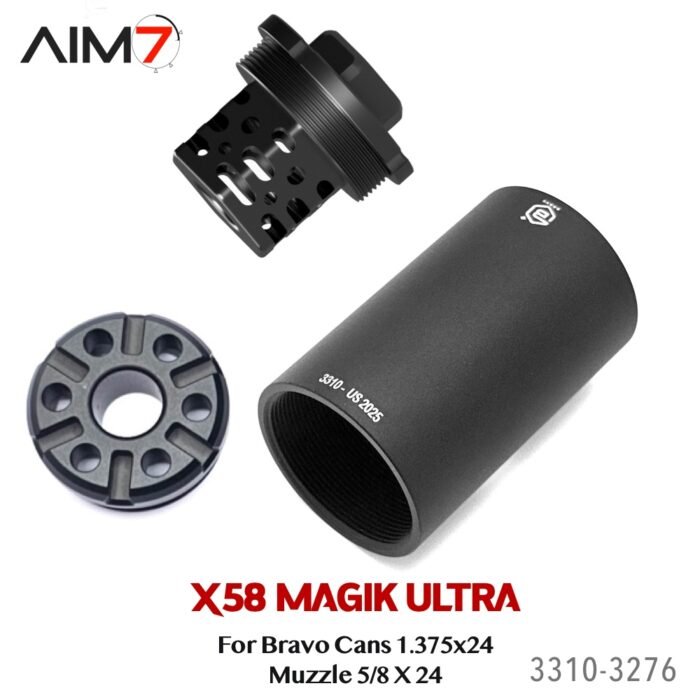 Aim7 X58-MAGIK ULTRA Muzzle 5/8x24 For Bravo Tubes
