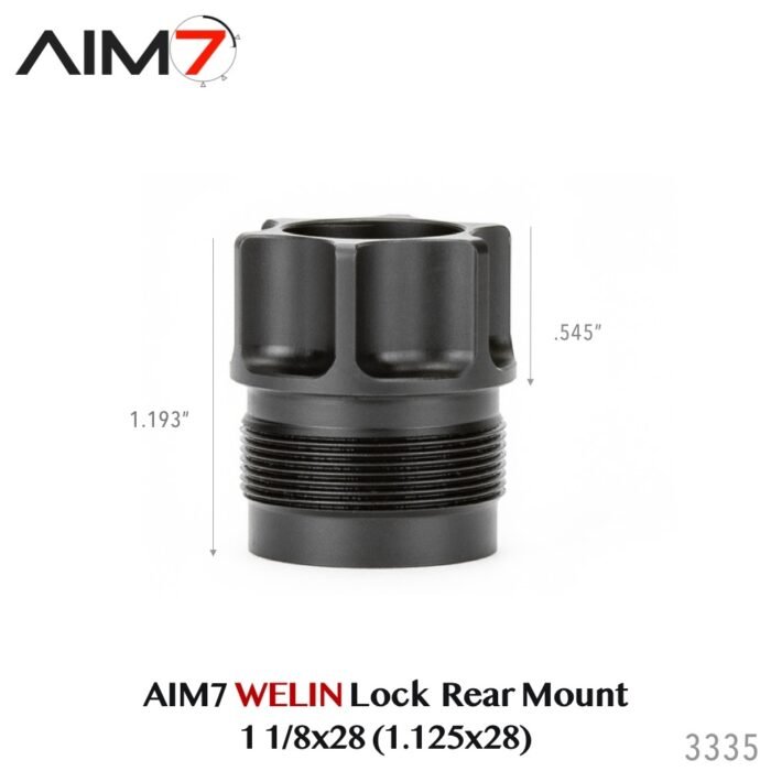 AIM7 ARCHER AA-12 WLN & Barrel Adapter Linear Comp 1/2x28 for 9MM - Image 34