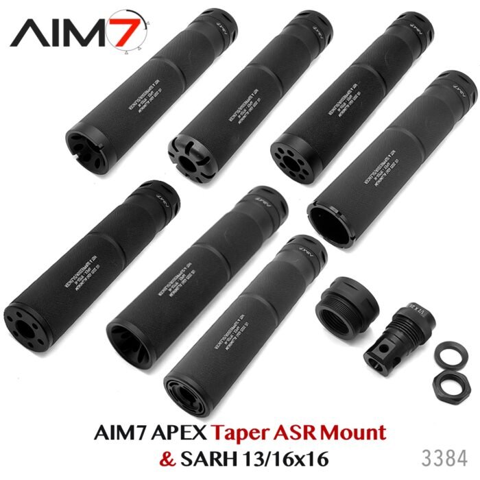 AIM7 APEX 2.0 Knurled Taper Mount and SARH direct Mount 556/223/9mm 1/2×28