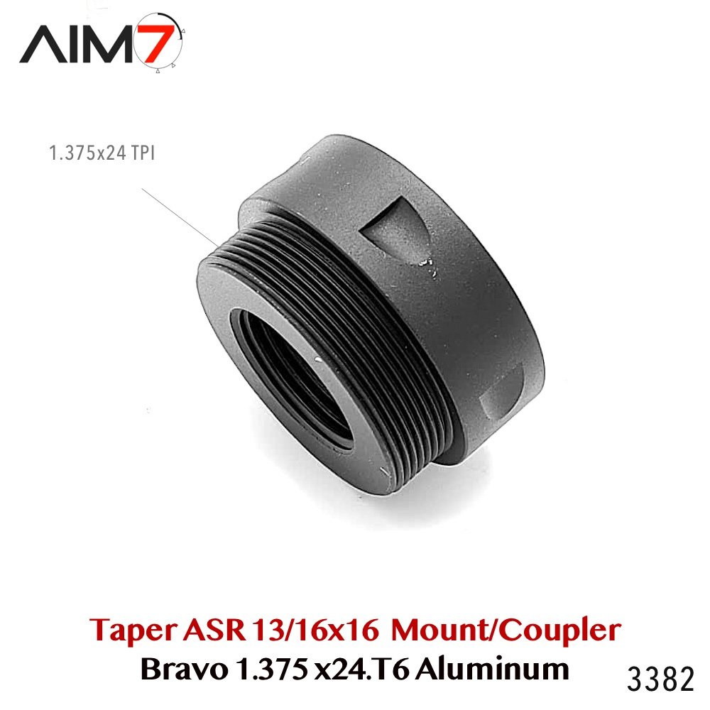 Aim7 Bravo ASR 13/16×16 Mount – Quick Attach Taper Mount (1.375×24 HUB/Bravo) - Image 4