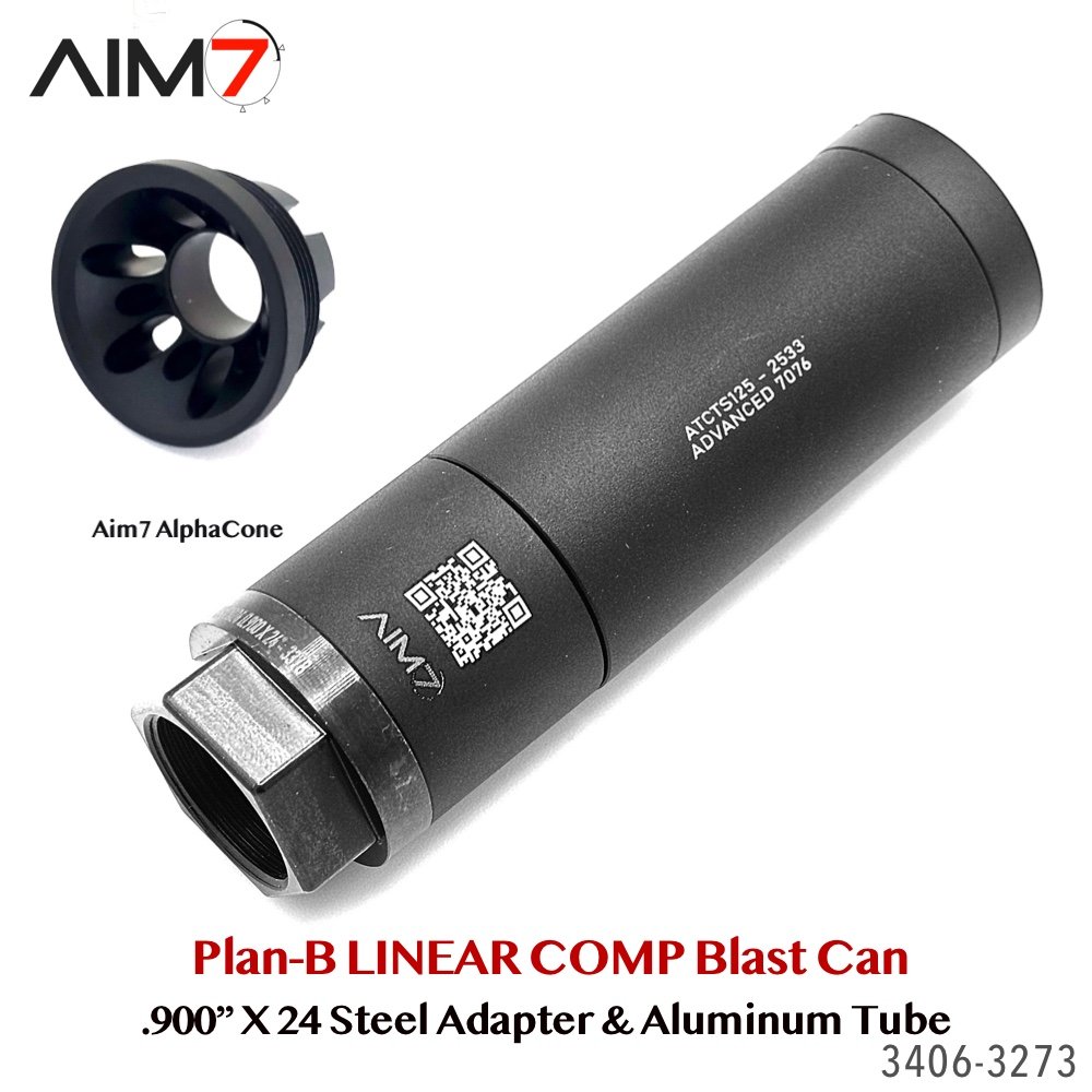 Aim7 A-4 Blast Diffuser Kit – Plan-B Steel System | .900"x24 Internal / 1.125"x28 External - Image 5