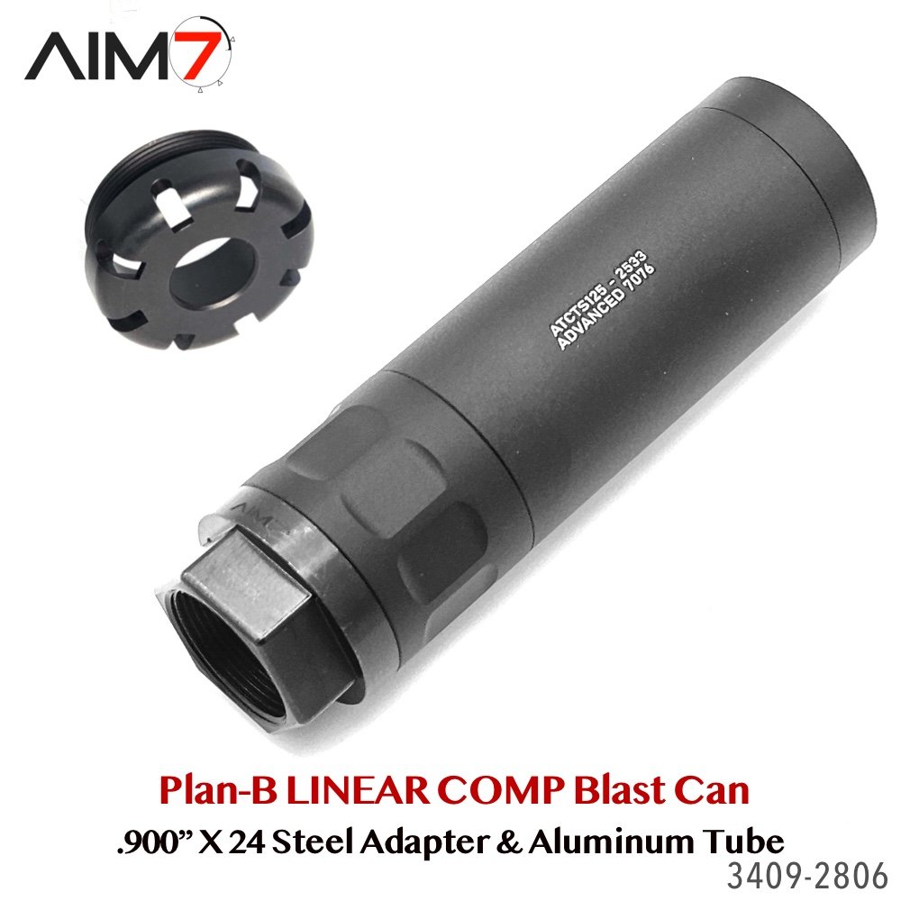 Aim7 B-4 Blast Diffuser Kit – Plan-B Steel System | .900"x24 Internal / 1.125"x28 External - Image 8