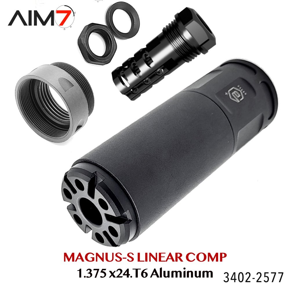 AIM7 MAGNUS-S MAGIK Bravo 4" Modular Assembly + H-3 MUZZLE 1/2 x 28 - Image 4