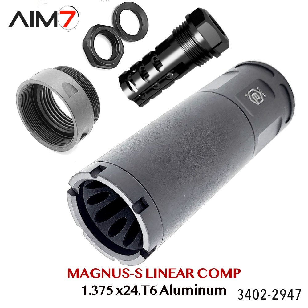 AIM7 MAGNUS-S MAGIK Bravo 4" Modular Assembly + H-3 MUZZLE 1/2 x 28 - Image 7