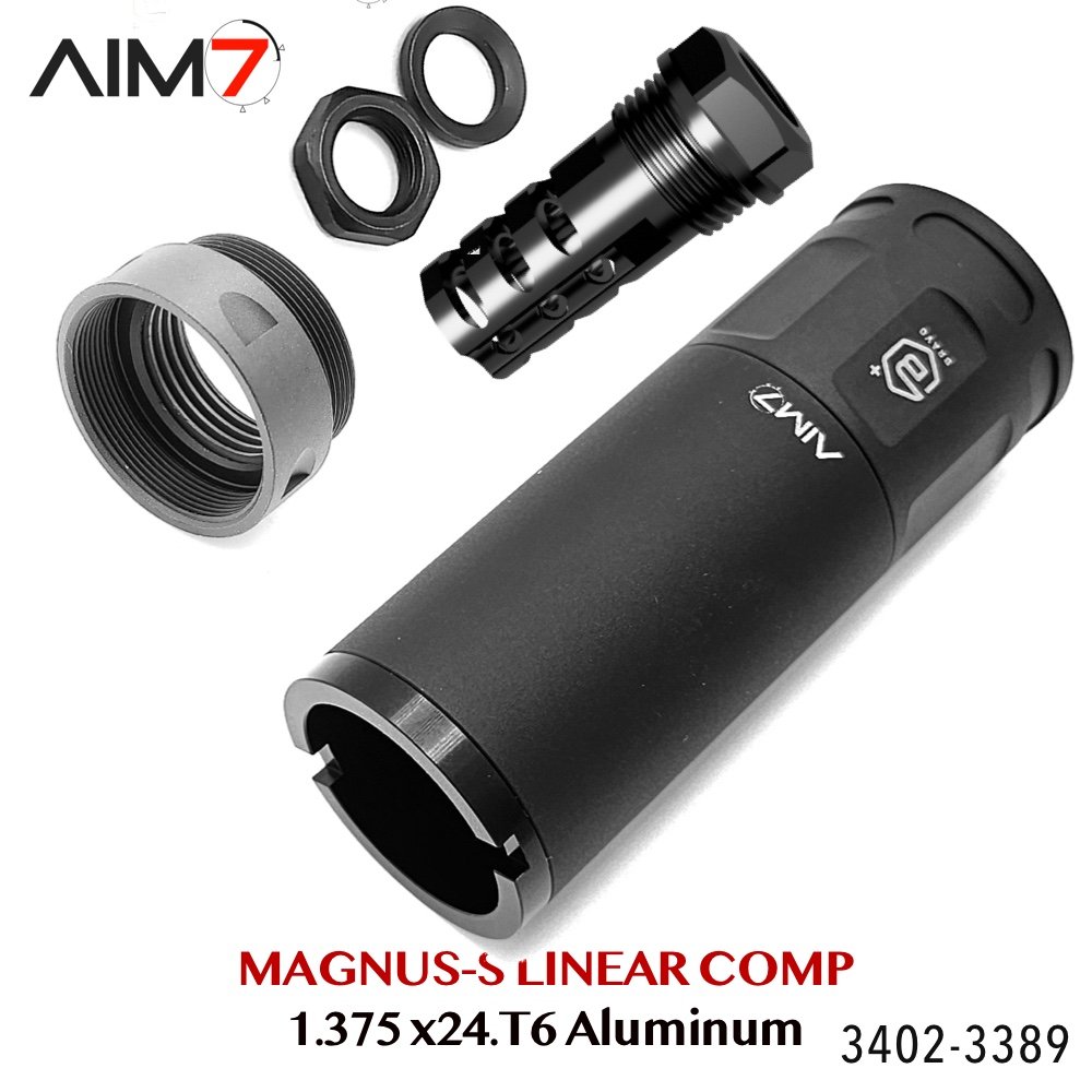 AIM7 MAGNUS-S MAGIK Bravo 4" Modular Assembly + H-3 MUZZLE 1/2 x 28 - Image 8