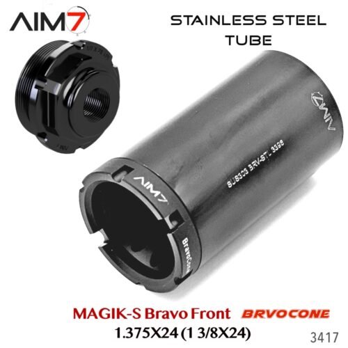 AIM7 ATOLL-S 50/50 Muzzle Brake 1/2x28 (223/556) - AIM7 Tactical