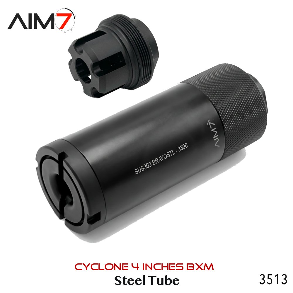 AIM7 MAGIK CYCLONE-P & BXM MUZZLE Steel Linear Comp 4.0" - Image 13